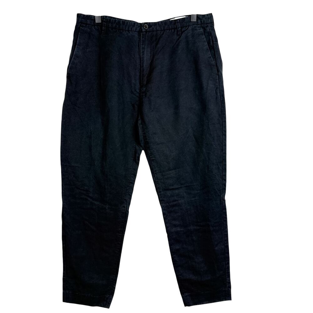 HOPE Stockholm Kristy Trouser Pants Lyocell Linen Black - Womens 40 / Mens 50